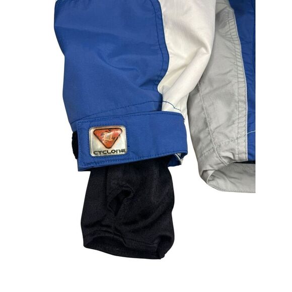 K2 Outerwear Men’s Large Cyclone Skiing Snowboarding Jacket Blue Hooded Zip - Picture 2 of 10